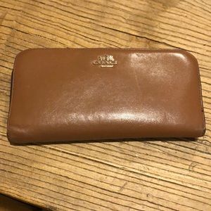 Coach leather Skinny Wallet